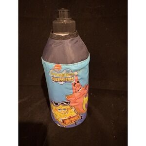 Nickelodeon Spongebob Patrick Vintage 2006 Viacom Waterbottle W/ Sleeve
